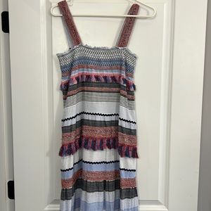 Zara fringe midi dress